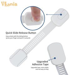 Vkania easy-remove adhesive shown with alcohol or hair dryer for residue-free removal