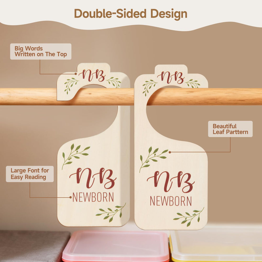 VKDDM double-sided print close-up highlights legible fonts for easy size lookup.