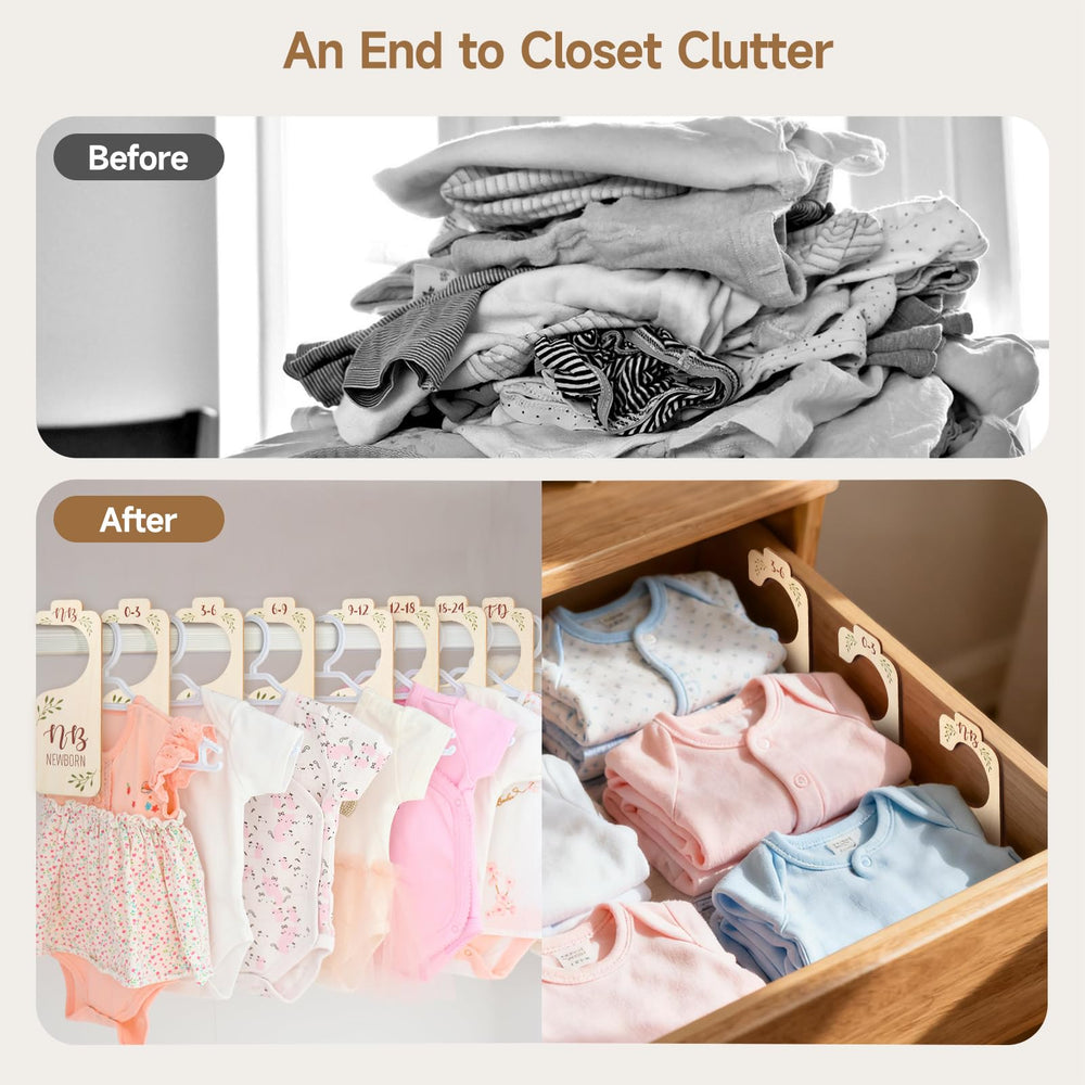 VKDDM dividers fit most closet rods for flexible, easy setup.