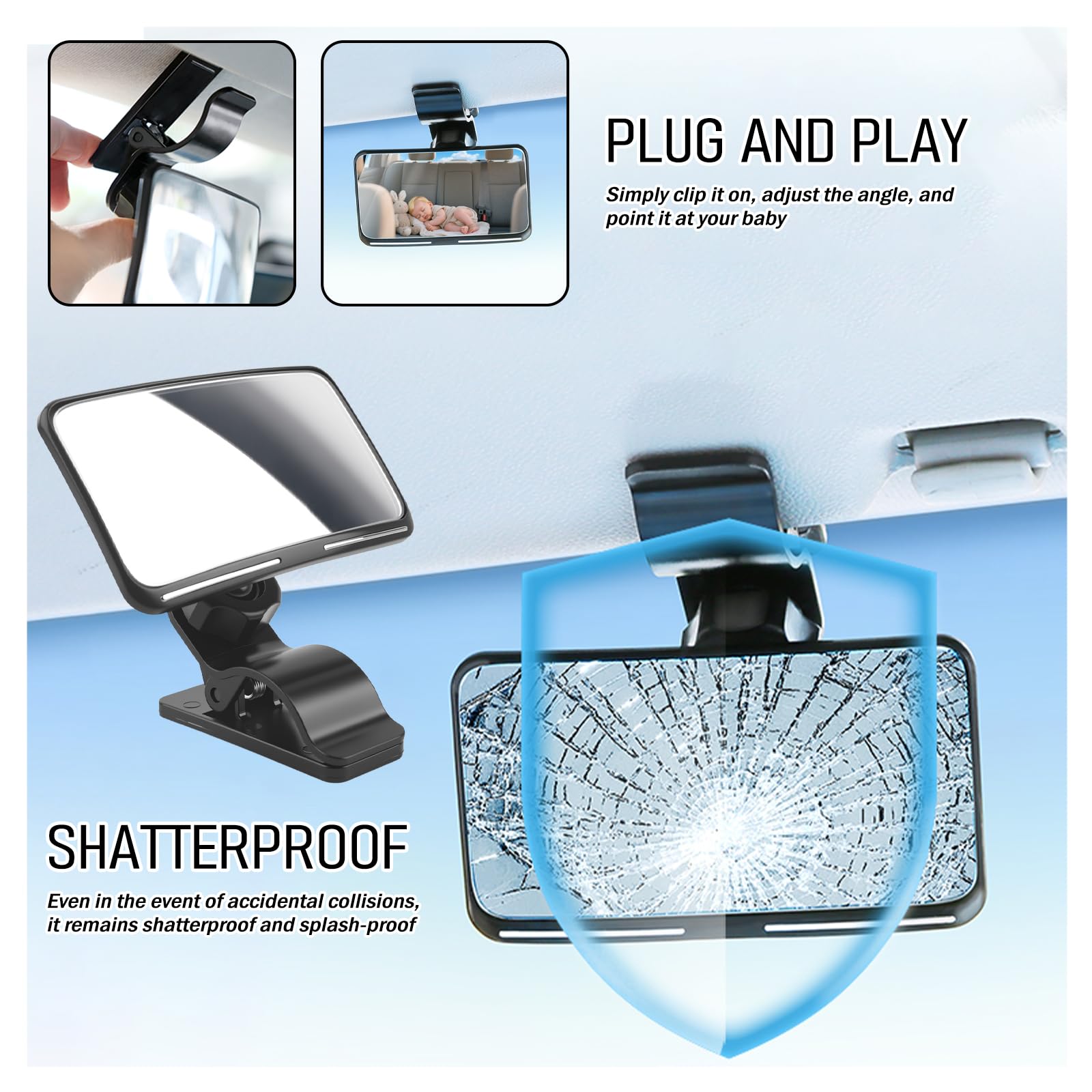 VKQTS strong-clamp design grips securely without interior damage