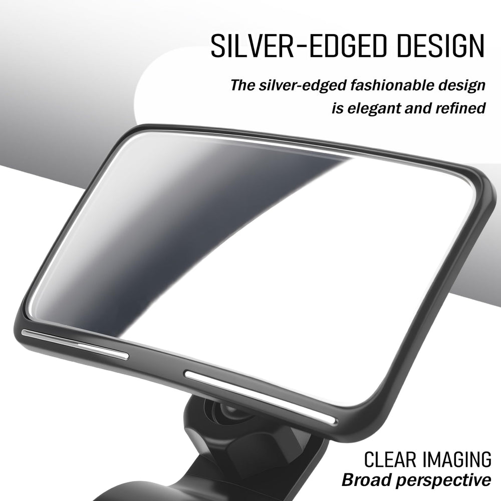 VKQTS wide-view mirror expands rear visibility for safer observation