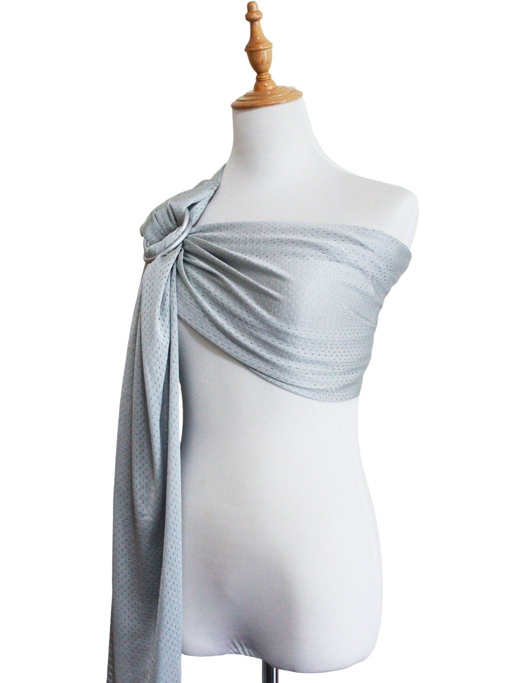 Vlokup Baby Water Ring Sling in light-gray shows versatile everyday wear.