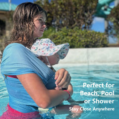 Vlokup breathable mesh fabric on display highlights quick-dry performance after swimming.