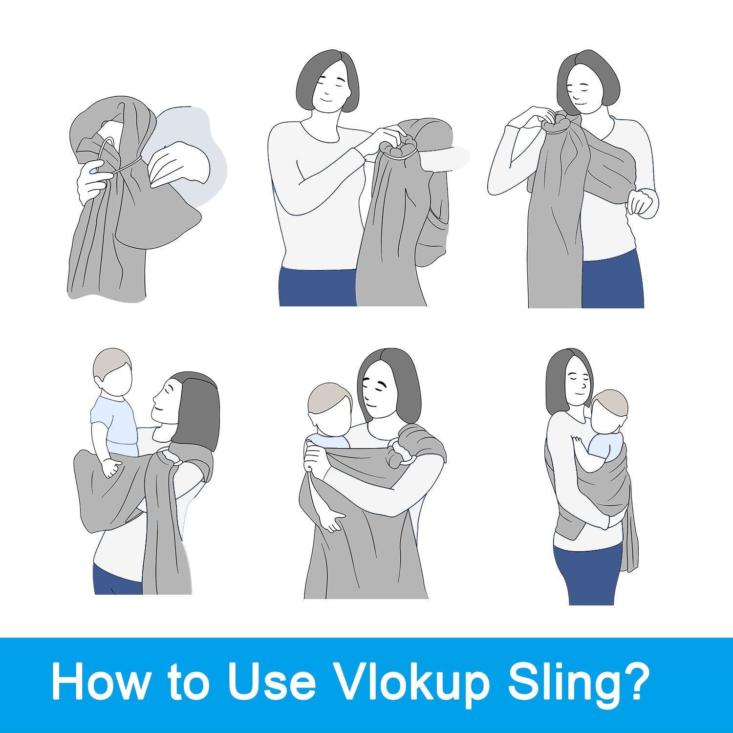 Vlokup machine-washable royal blue mesh simplifies cleaning after use