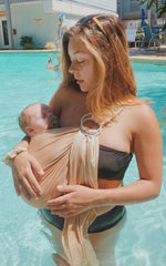 Vlokup aluminum rings provide easy, secure adjustment for growing babies.