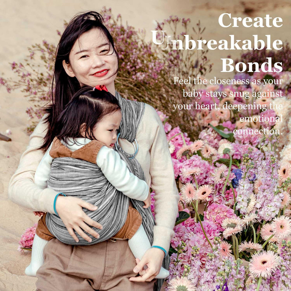 Vlokup Ring Sling soft cotton fabric for breathable comfort in all seasons.