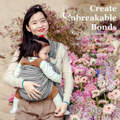Vlokup Ring Sling soft cotton fabric for breathable comfort in all seasons.