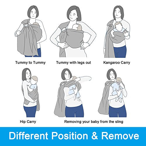 Vlokup Rose Sling supports infants to toddlers for summer versatility.