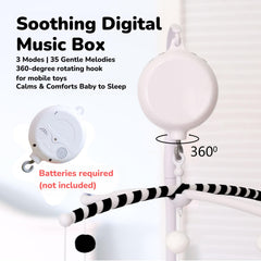Vlokup three-modes lullabies highlight adaptable sleep options for soothing baby.