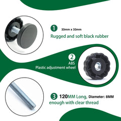 Vmaisi 12cm spindle rod for gates demonstrates extended reach