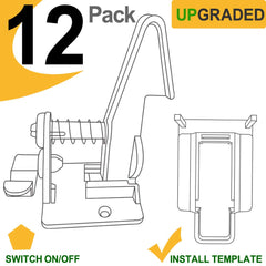 VMAISI adhesive installation cabinet locks demonstrating reusable mounting
