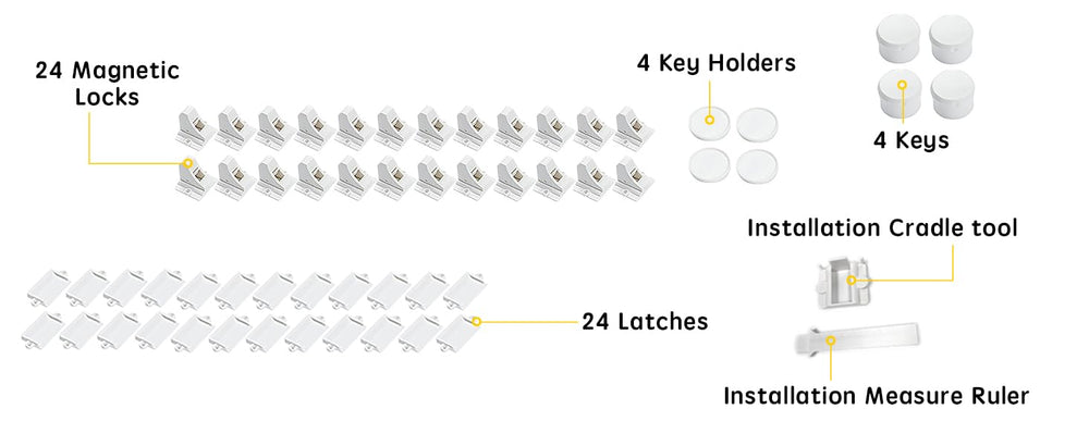Vmaisi magnetic lock installation demonstrates quick, drill-free mounting.