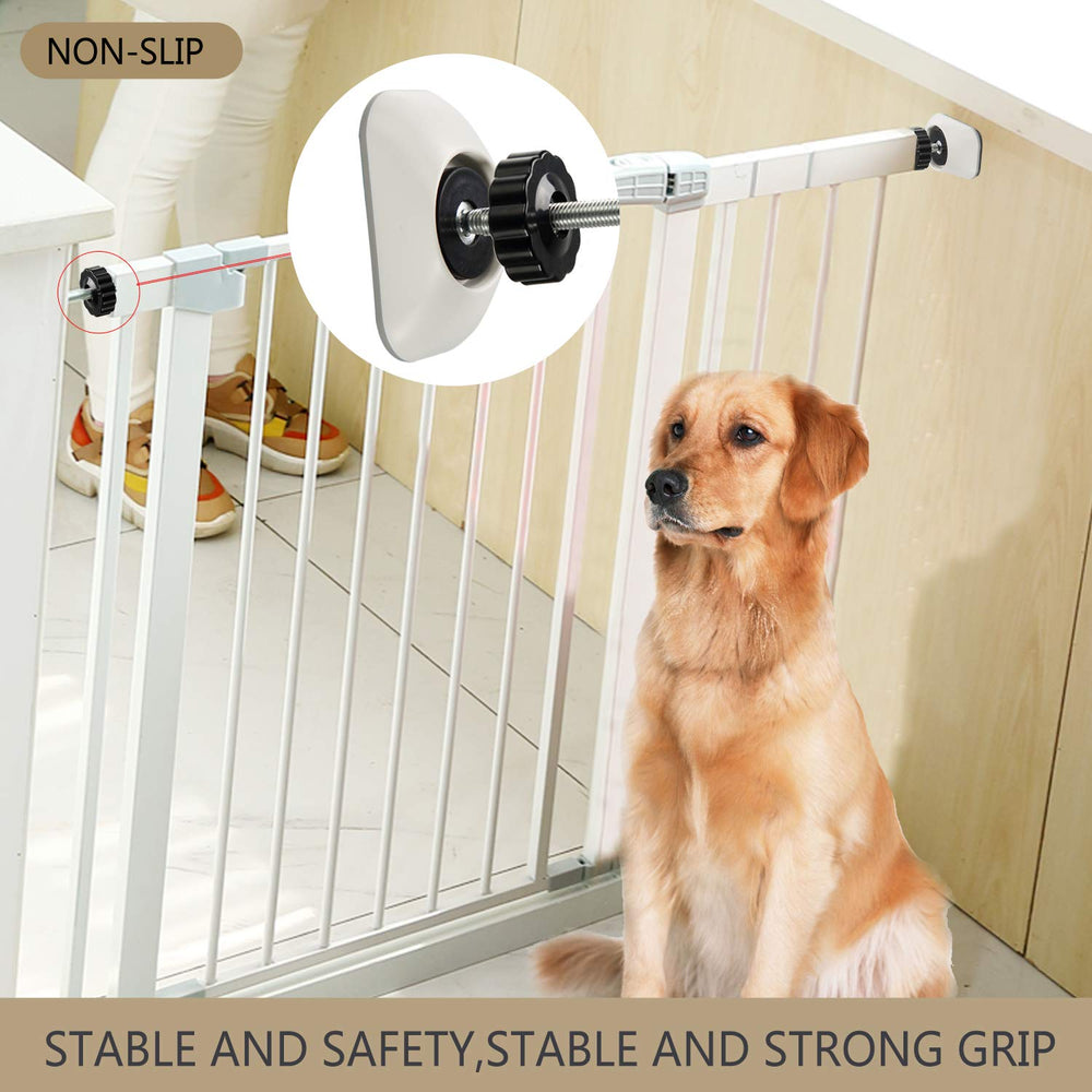 VMAISI anti-slip rubber grip prevents gate sliding.