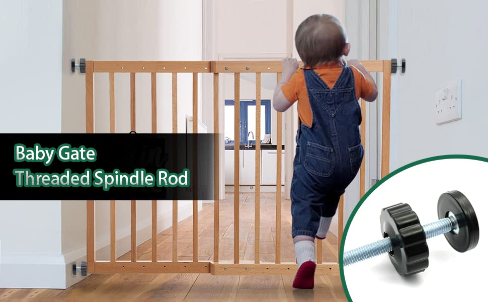 Vmaisi adjustable-length rod for precise gate fit.