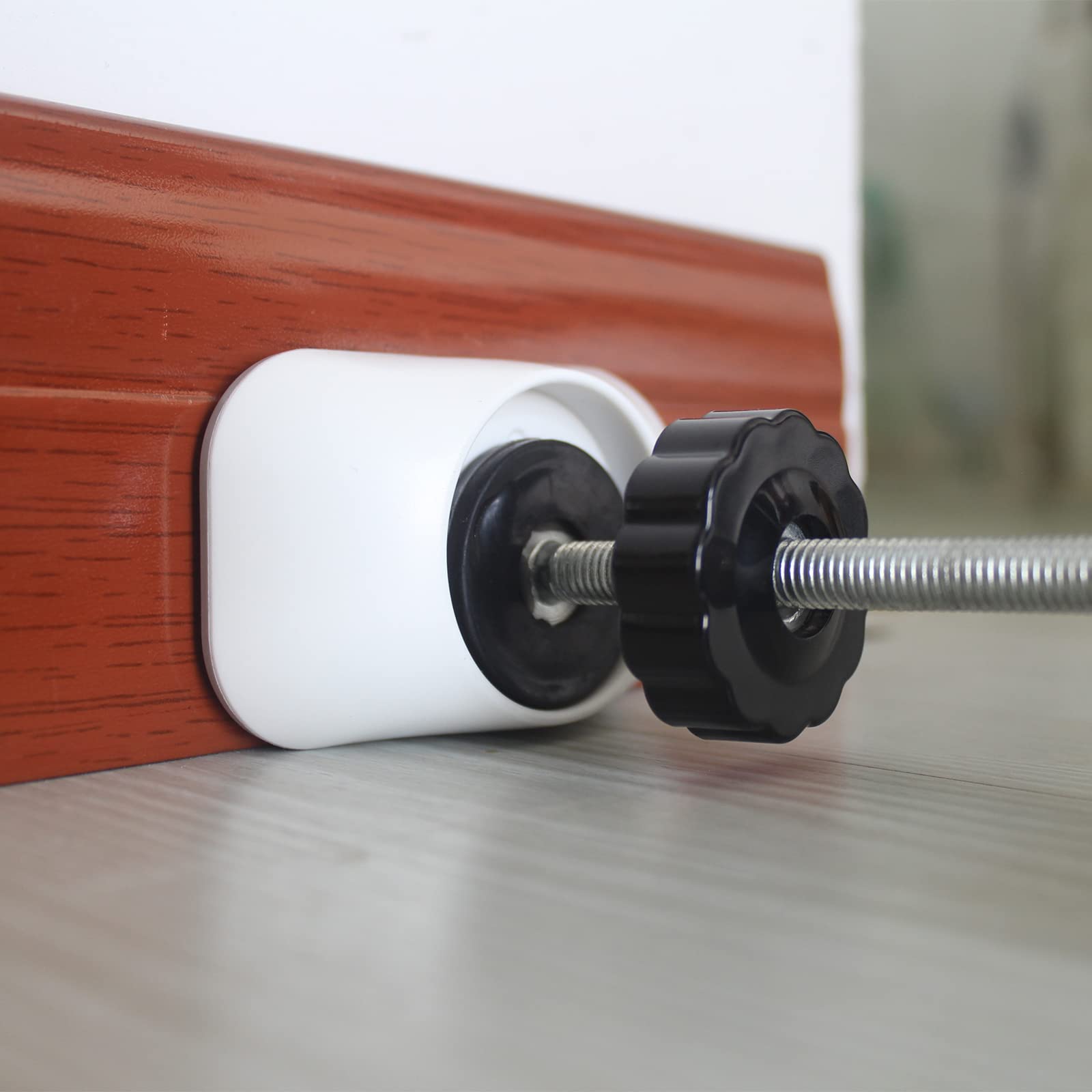 Vmaisi baby gate extender wall protector extends reach while shielding walls.