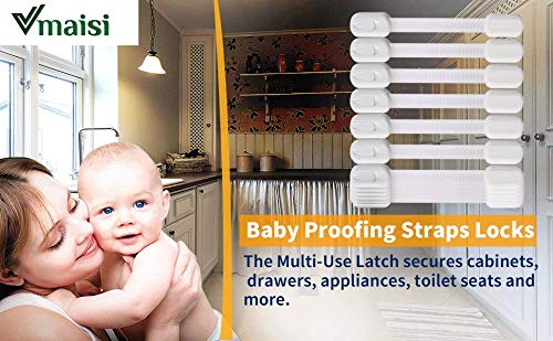 Vmaisi bathroom and kitchen safety locks offer reliable surface grip.