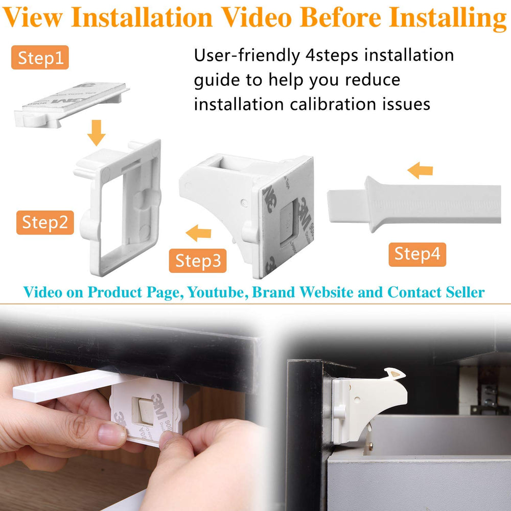 Vmaisi cabinet-lock setup in kitchen for safer storage.