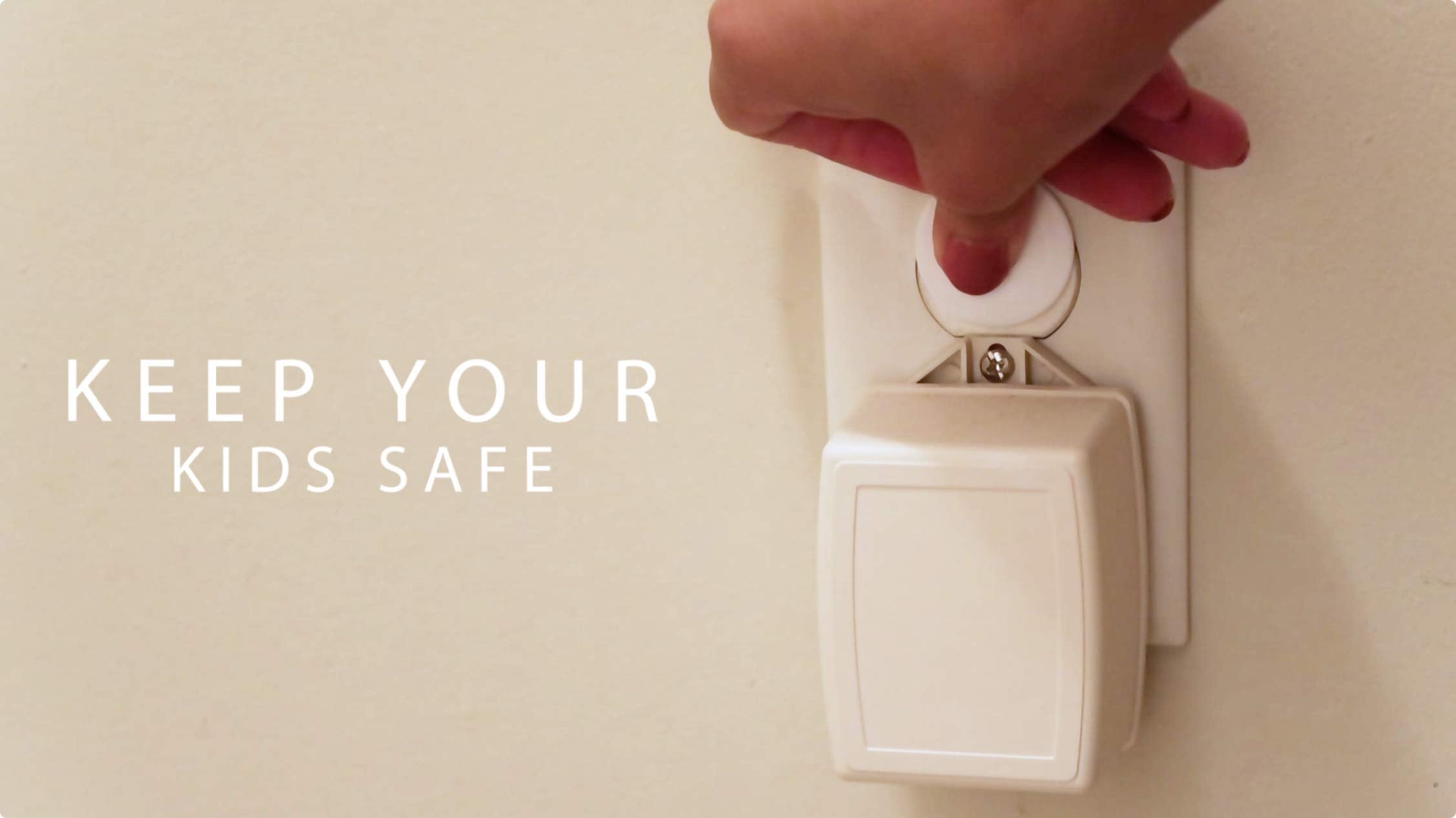 Durable plastic construction of Vmaisi outlet covers resists wear and keeps sockets protected.