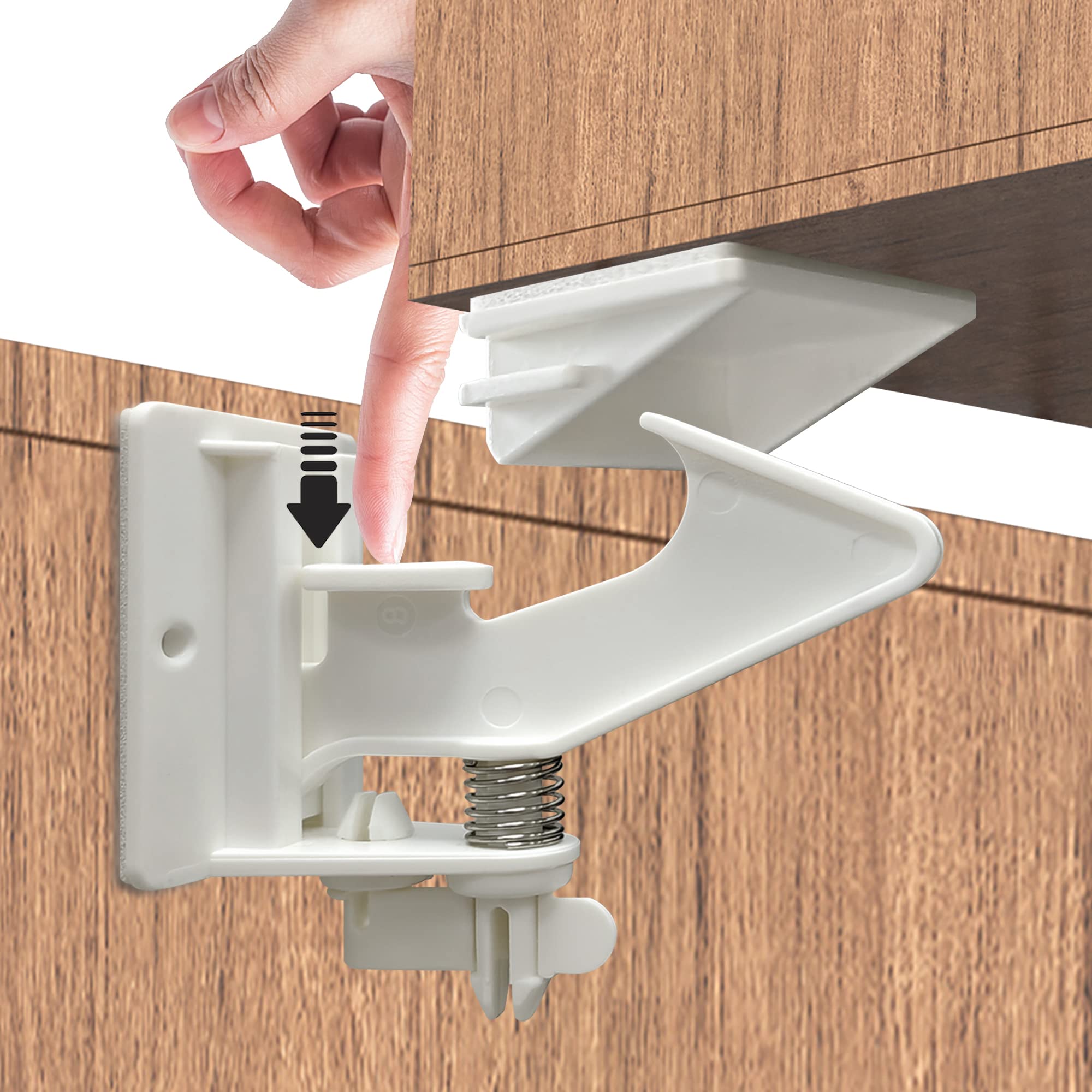 VMAISI cabinet locks install without tools, perfect for busy households.
