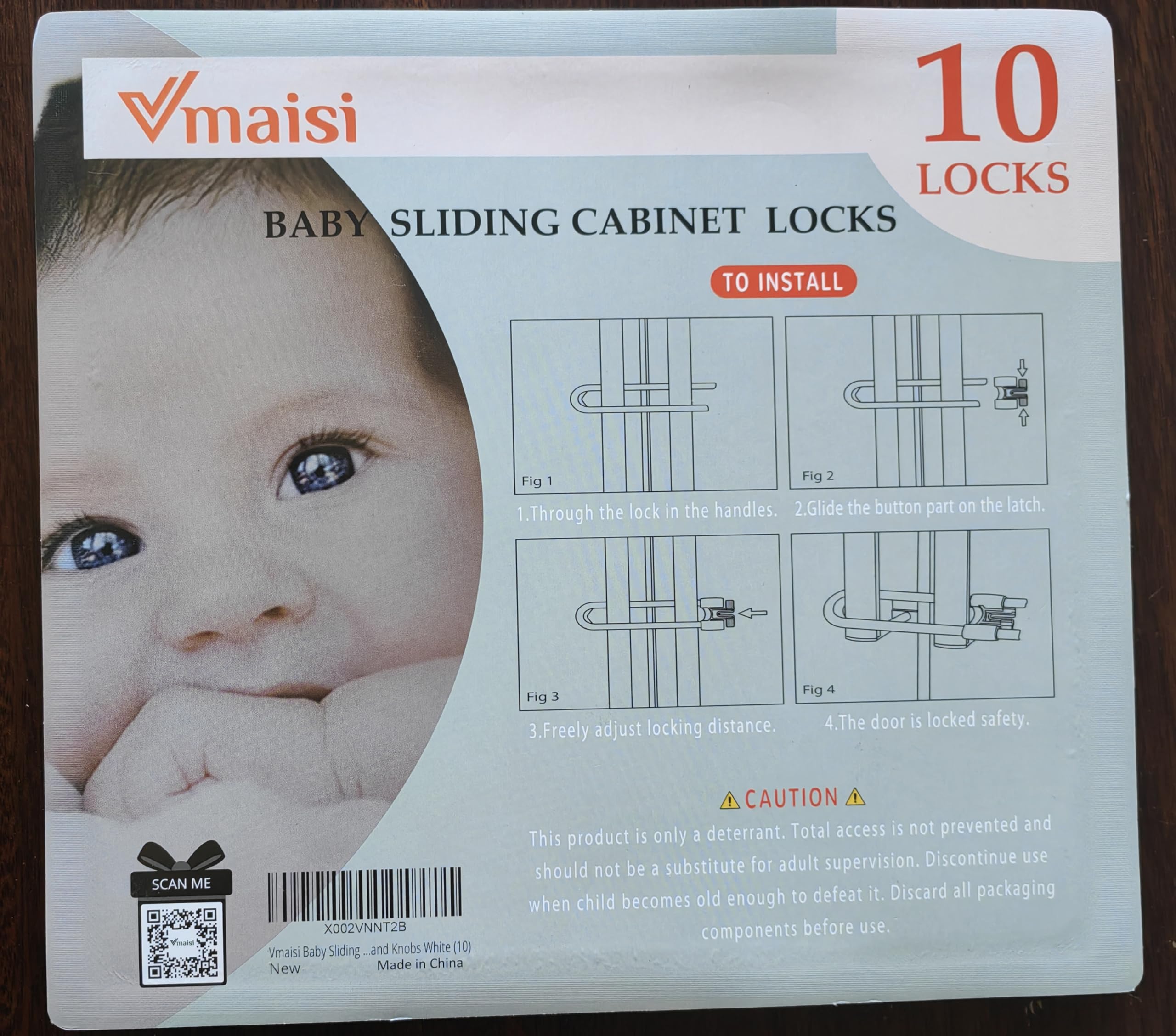 Vmaisi nylon construction offers safe, durable cabinet protection.