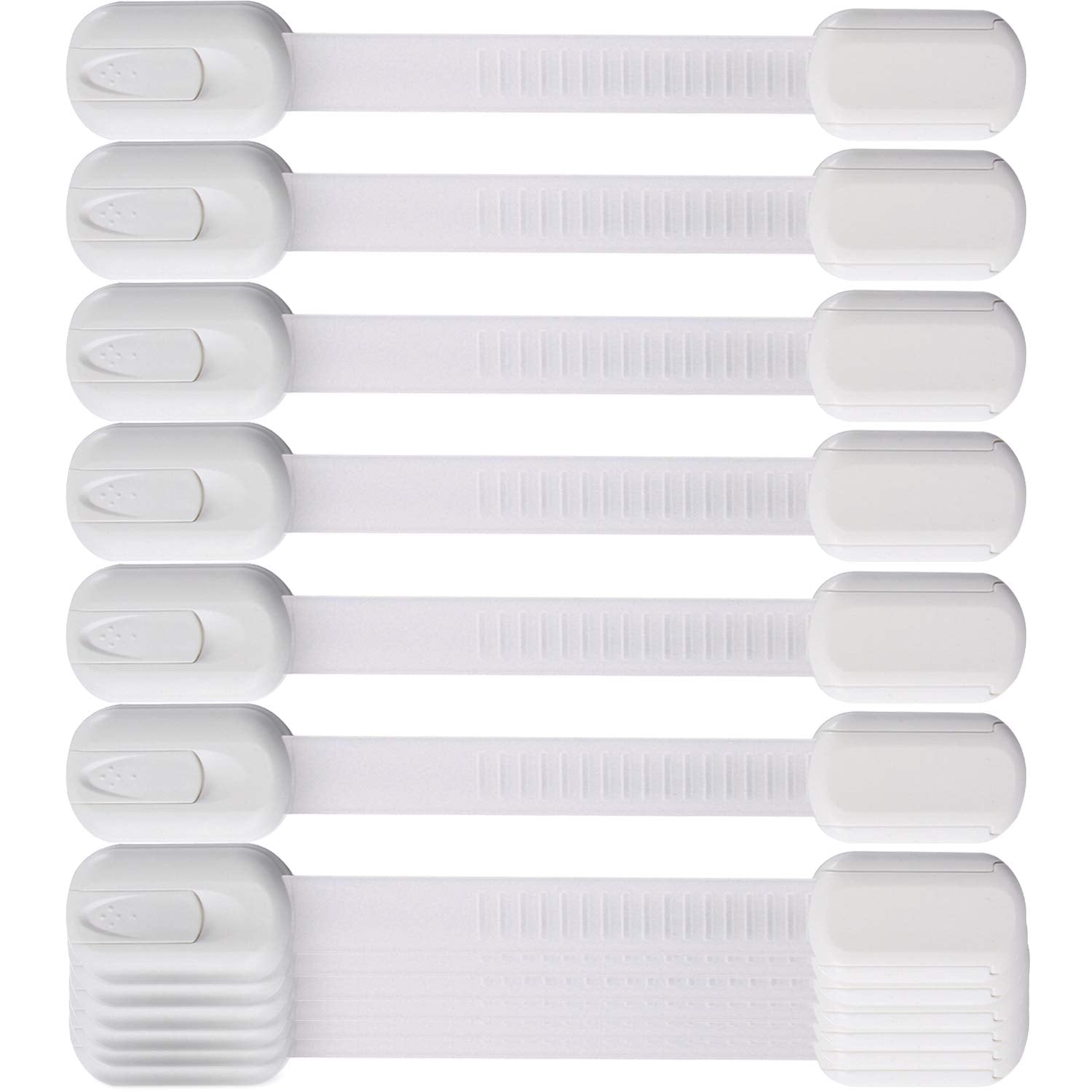 Vmaisi white adhesive straps ensure hassle-free installation and easy cleanup.