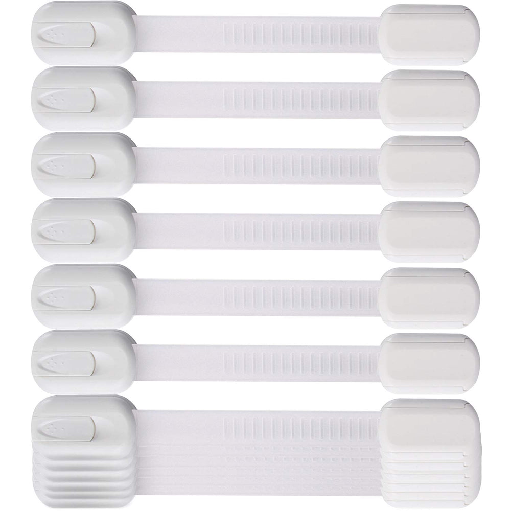 Vmaisi white adhesive straps ensure hassle-free installation and easy cleanup.