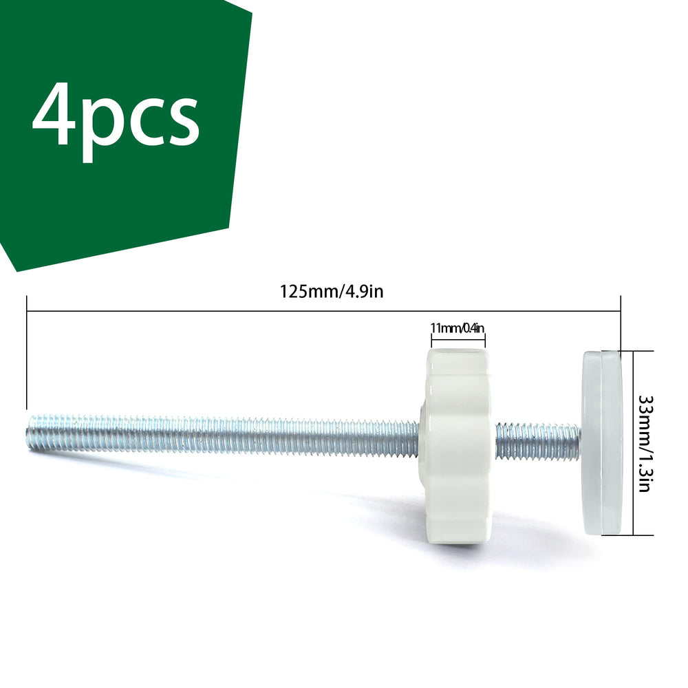 Vmaisi white spindle rod replacement parts blend with decor
