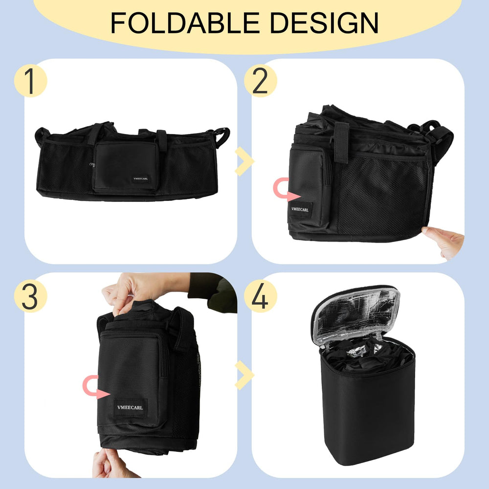 VMEECARL on-handlebar placement for easy reach during workouts and walks