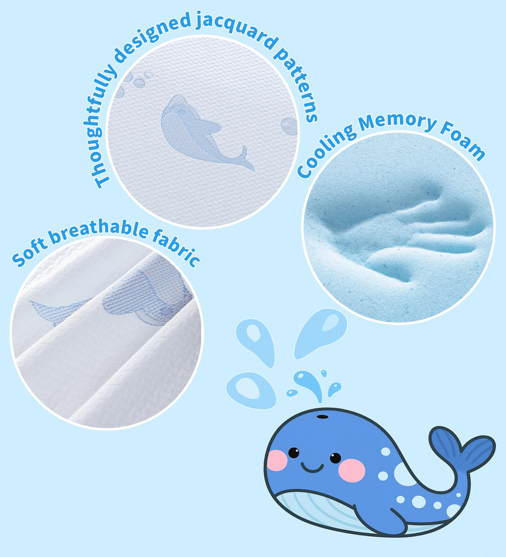 VMFKPNR Pack and Play whale and starfish pattern design
