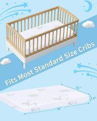 VMFKPNR non-slip-base keeps the mattress secure on floors or beds.