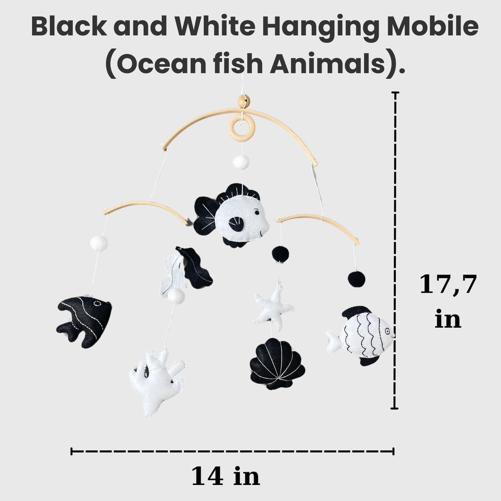 VN3BTOY Baby Mobile hanging mount demonstrates simple installation.