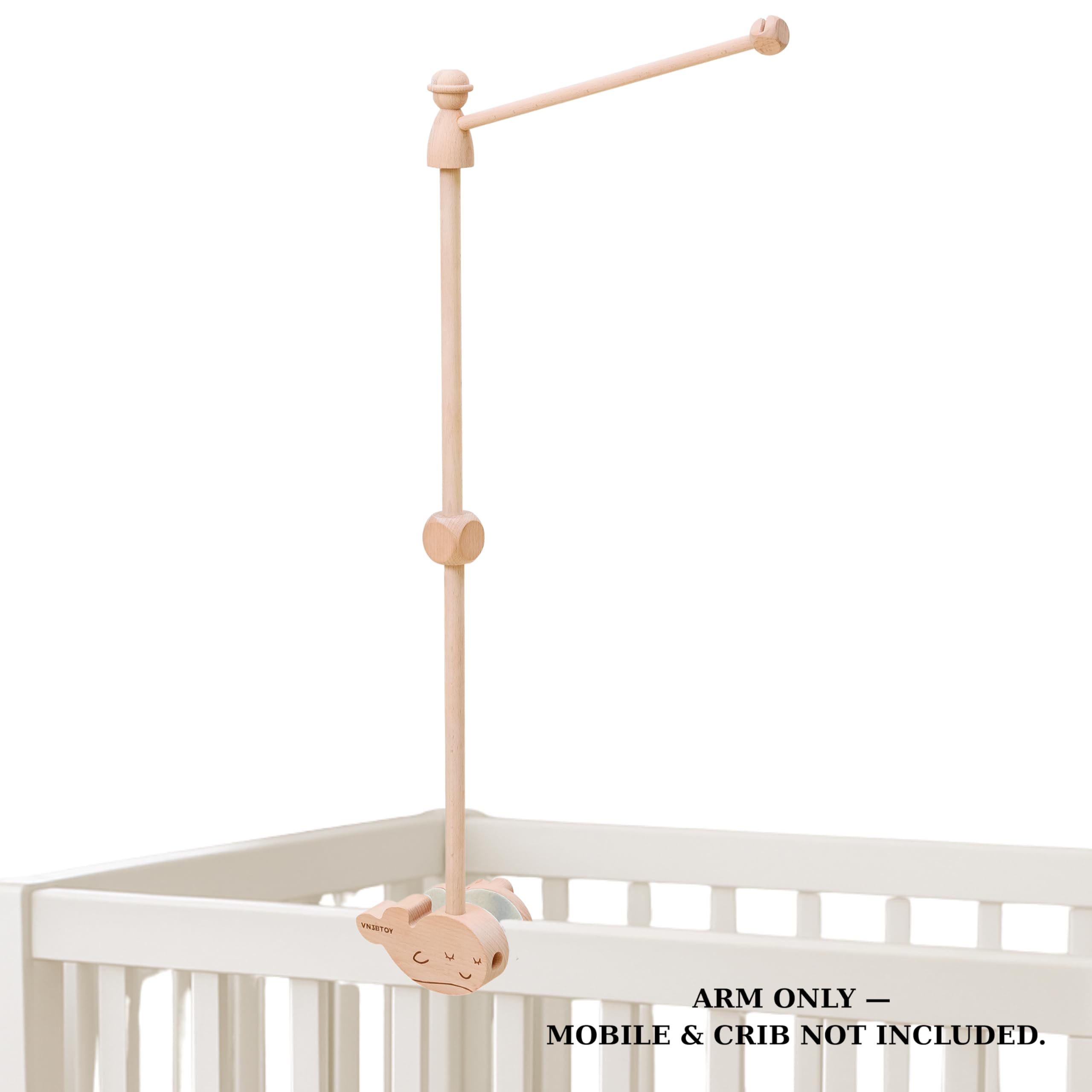 VN3BTOY easy assembly crib mobile installs without tools