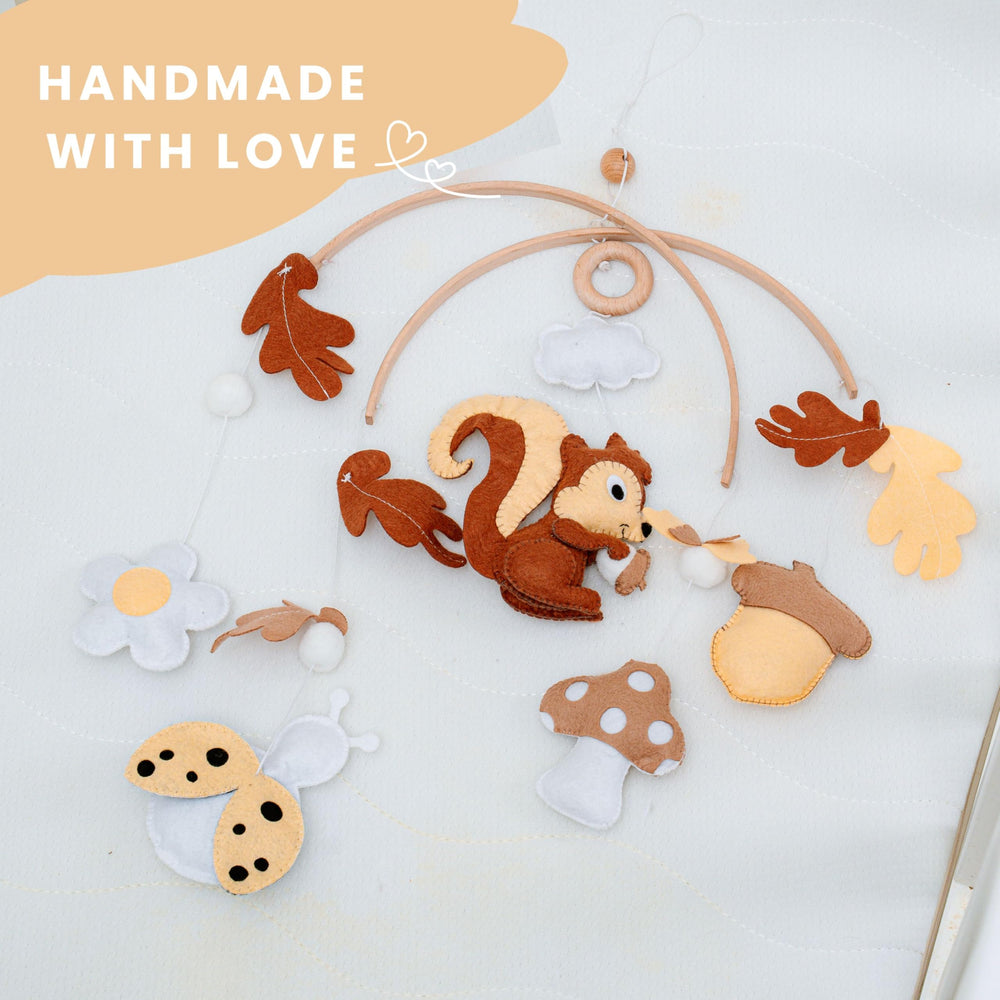 VN3BTOY Woodland Nursery Mobile easy hanging setup for quick nursery decor.