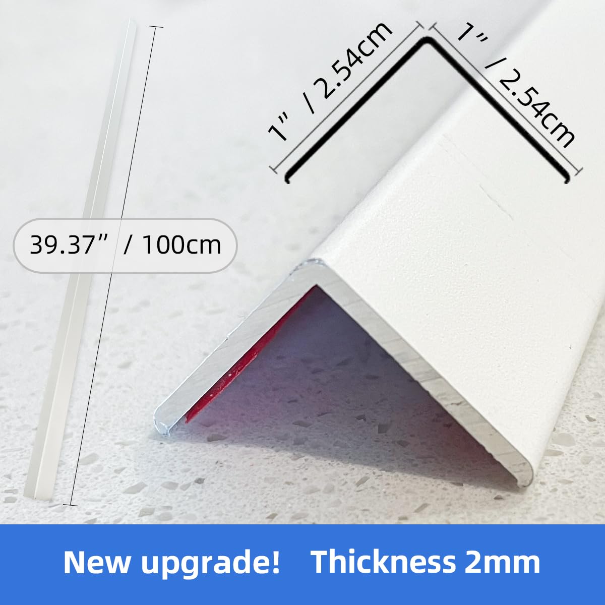 VNBQB adhesive-strip closeup for easy stick-on installation.