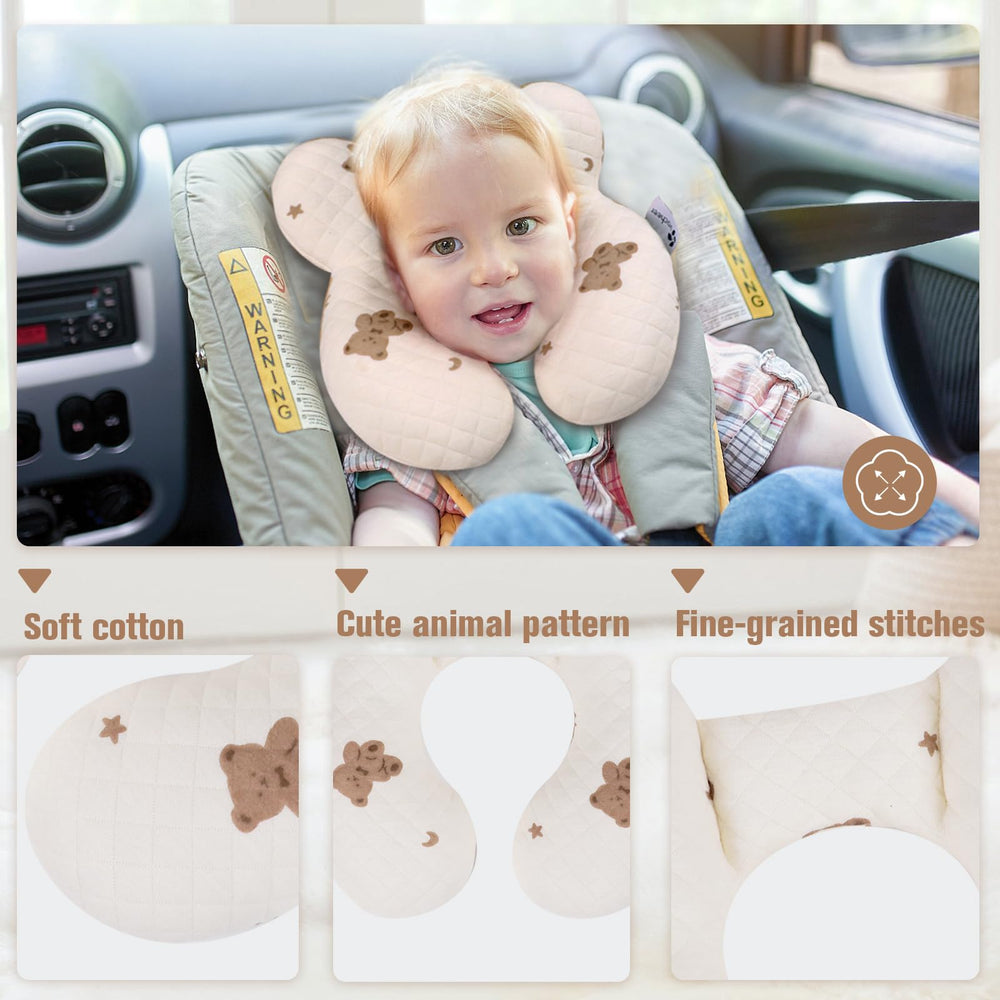 vocheer baby neck pillow stroller use on-the-go comfort during walks