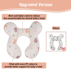vocheer baby neck pillow U-shape detail showing balanced head support