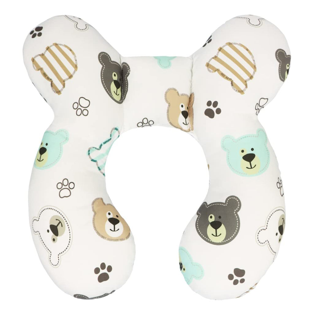 Vocheer baby travel pillow upgraded U-shape with side support for stable head