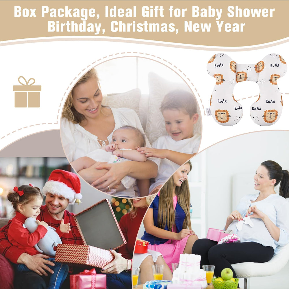 vocheer Baby Travel Pillow upgraded removable cover close-up for machine washing