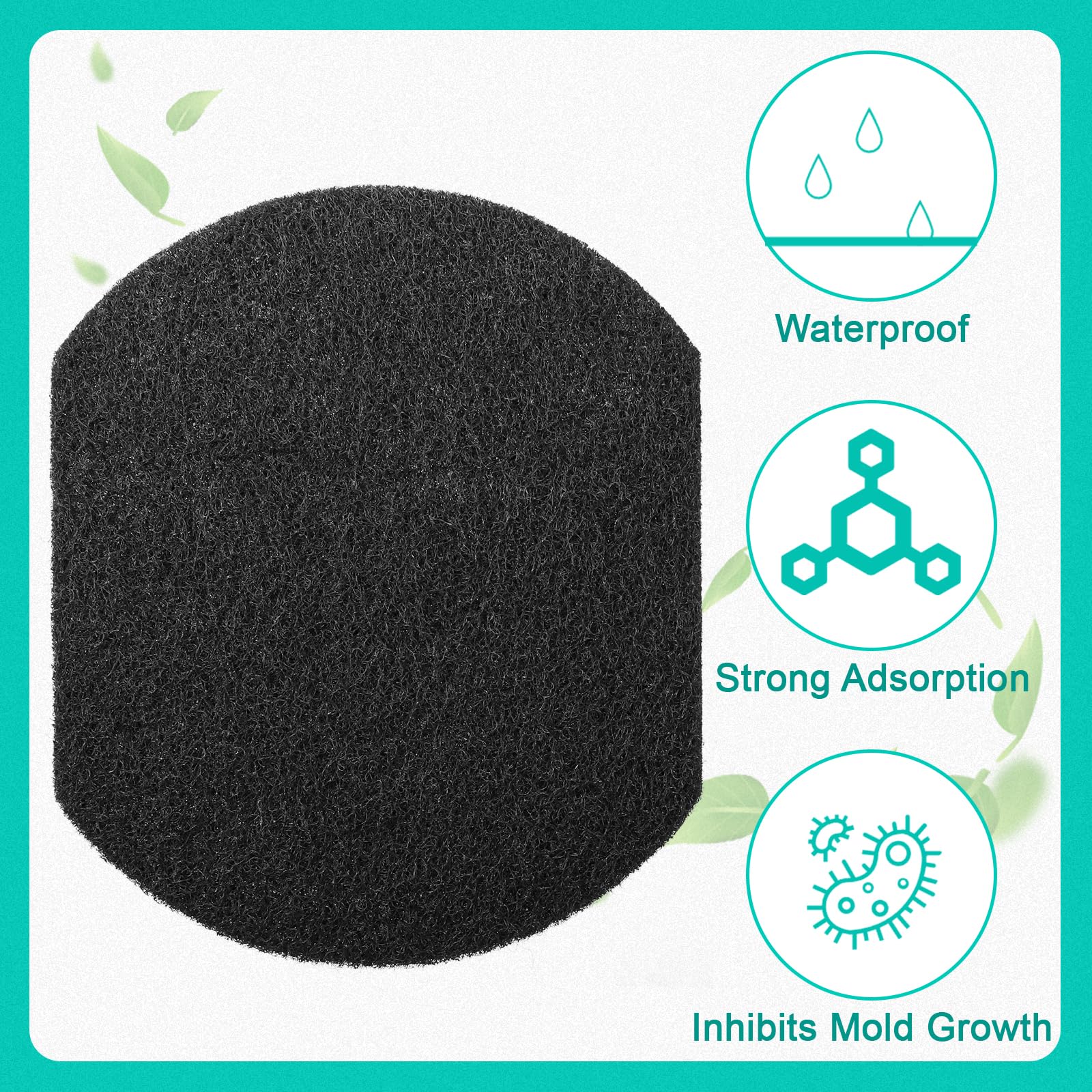 Vodolo filter cotton showing removable design for easy replacement and long-lasting use