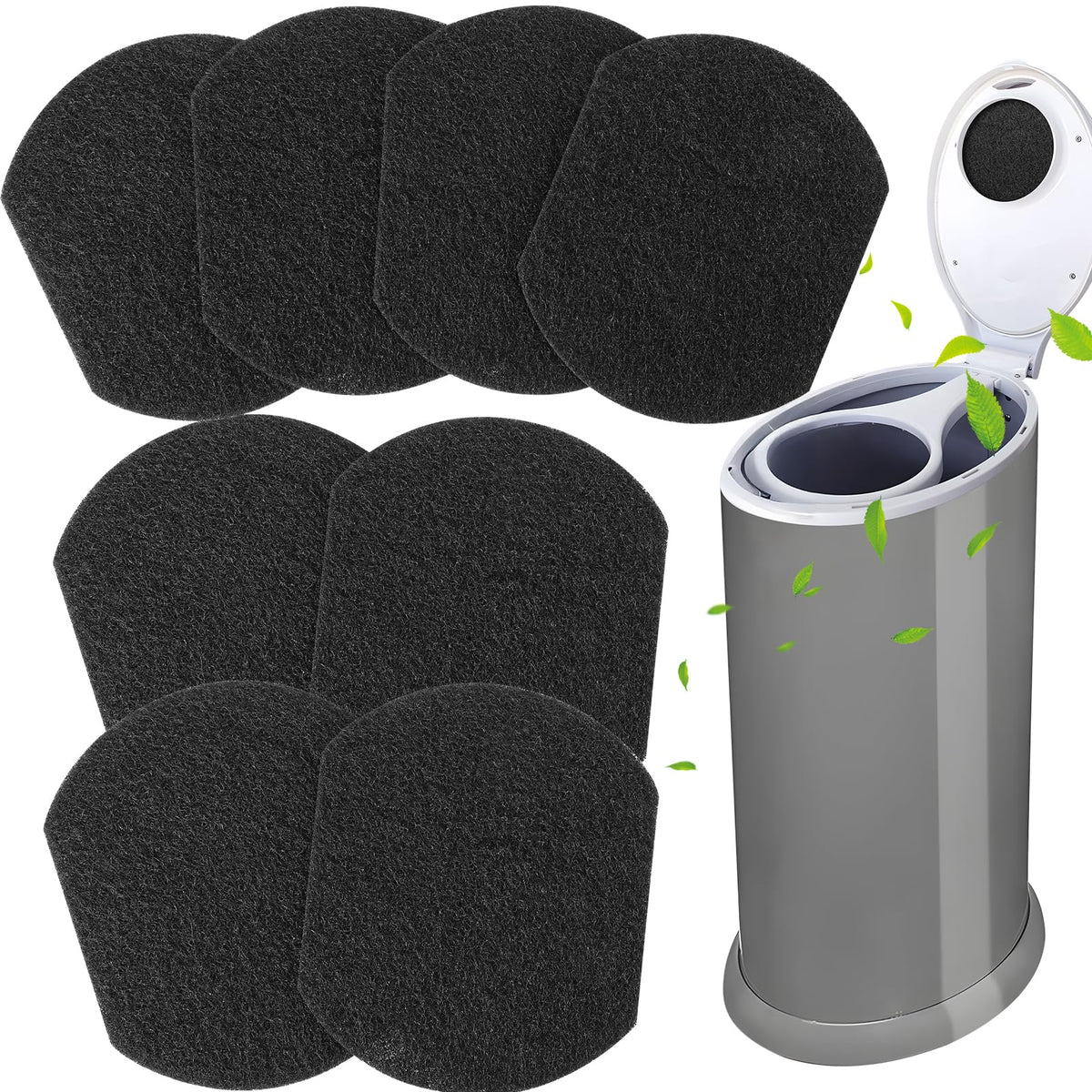 Vodolo Ubbi-fit filter cotton shown open packaging; boosts odor control