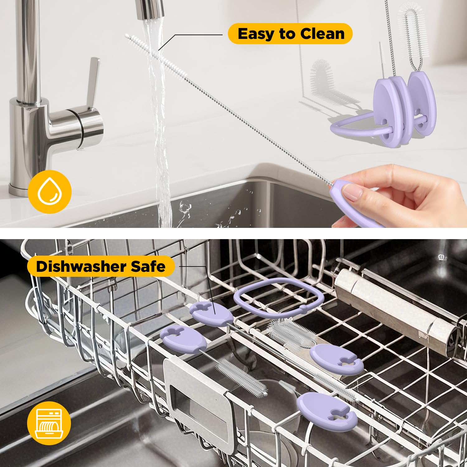 VOGOGE Baby Cups Cleaning Kit supports gentle, effective care for little drinkware.