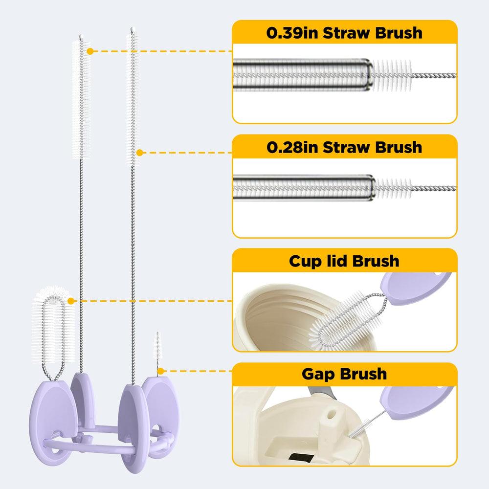 VOGOGE lid thread brush cleaning bottle rims and threads.