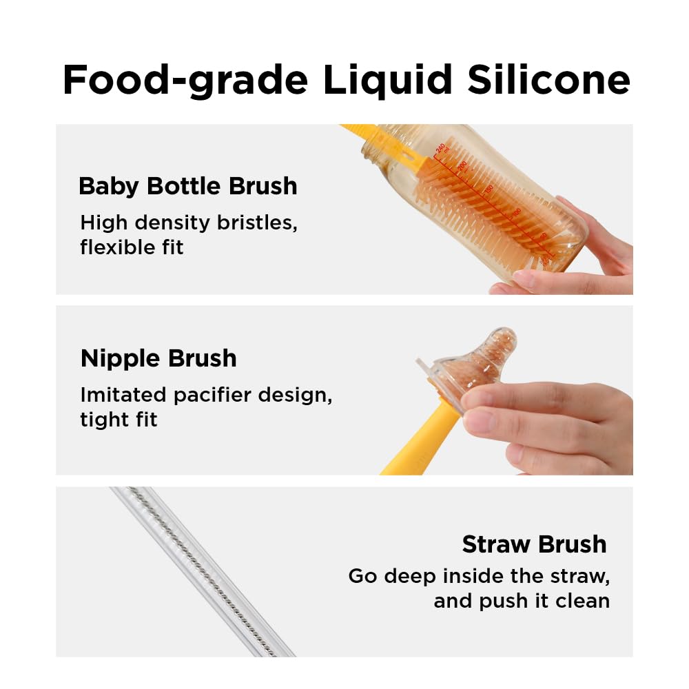VOGOGE liquid silicone brushes resist buildup and are easy to clean