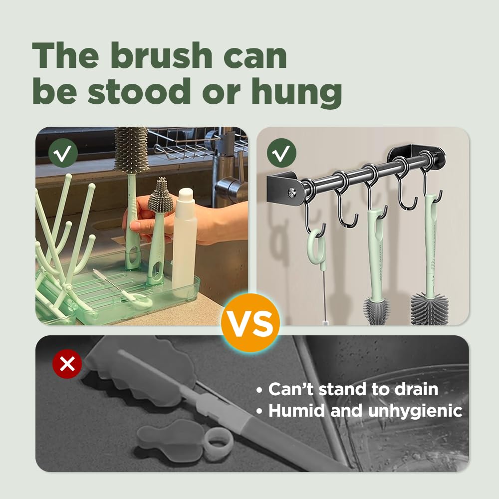 VOGOGE organized storage keeps brushes neatly inside for easy travel access