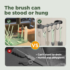 VOGOGE organized storage keeps brushes neatly inside for easy travel access