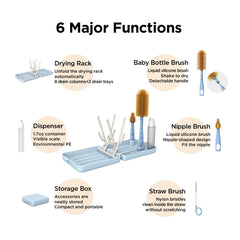 VOGOGE portable drying rack open, ready for air-drying anywhere