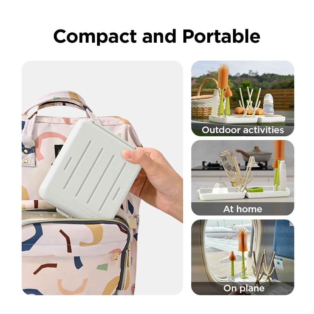 VOGOGE portable drying rack pops open for instant air-drying