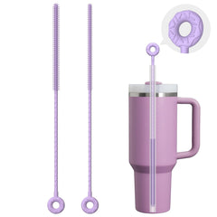 VOGOGE silicone straw cleaner 6mm brush for deep, residue-free cleaning
