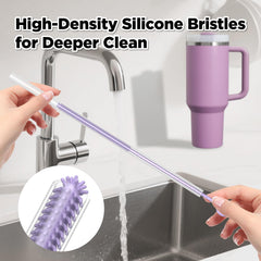 VOGOGE straw cleaner stainless steel core provides strong support and long-lasting use