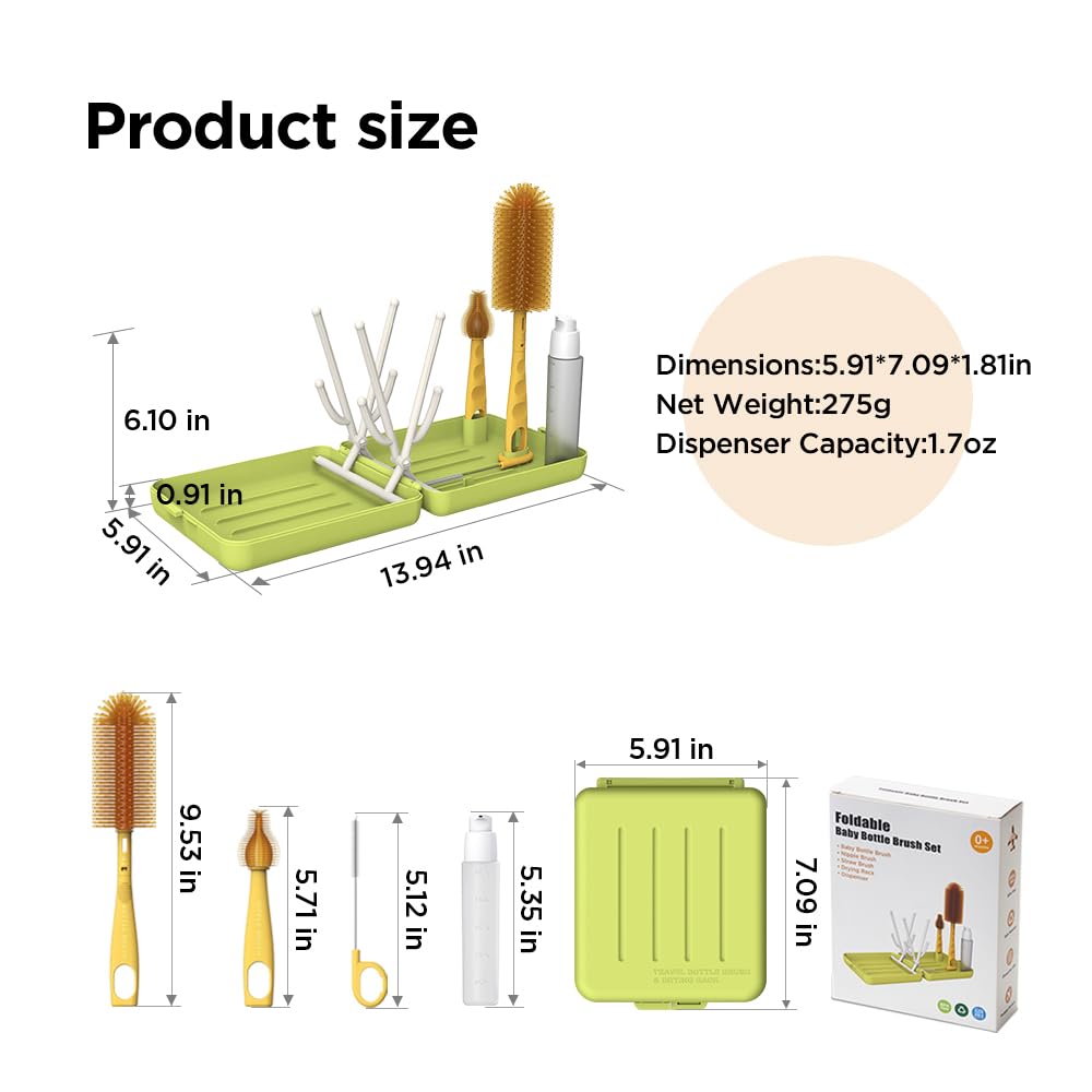 VOGOGE storage case keeps brushes organized for air-drying